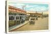 Early Street Scene, Tijuana, Mexico-null-Stretched Canvas