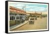 Early Street Scene, Tijuana, Mexico-null-Framed Stretched Canvas