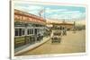 Early Street Scene, Tijuana, Mexico-null-Stretched Canvas