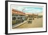 Early Street Scene, Tijuana, Mexico-null-Framed Art Print