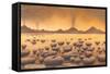 Early Stromatolites, Artwork-Richard Bizley-Framed Stretched Canvas