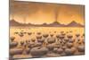 Early Stromatolites, Artwork-Richard Bizley-Mounted Premium Photographic Print