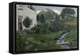 Early summer in Jolster-Nikolai Astrup-Framed Stretched Canvas