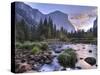 Early Sunrise, Yosemite, California, USA-Tom Norring-Stretched Canvas