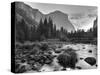 Early Sunrise, Yosemite, California, USA-Tom Norring-Stretched Canvas