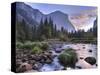 Early Sunrise, Yosemite, California, USA-Tom Norring-Stretched Canvas
