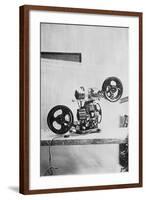 Early Talkie Movie Projector-null-Framed Photographic Print