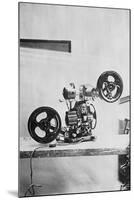 Early Talkie Movie Projector-null-Mounted Photographic Print