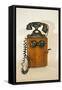 Early Telephone-Buddy Mays-Framed Stretched Canvas