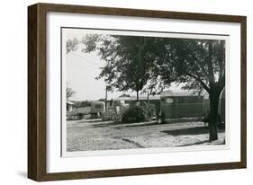 Early Trailer Park-null-Framed Art Print