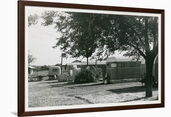 Early Trailer Park-null-Framed Art Print