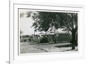 Early Trailer Park-null-Framed Art Print