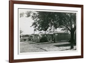 Early Trailer Park-null-Framed Art Print