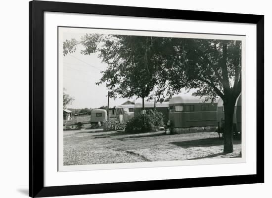 Early Trailer Park-null-Framed Art Print