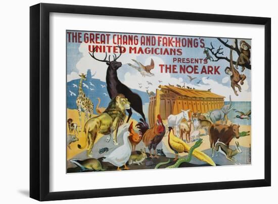 Early Twentieth-Century Spanish Poster for the Noe Ark-null-Framed Giclee Print