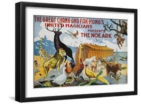 Early Twentieth-Century Spanish Poster for the Noe Ark-null-Framed Giclee Print