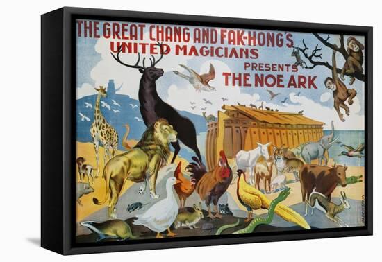 Early Twentieth-Century Spanish Poster for the Noe Ark-null-Framed Stretched Canvas