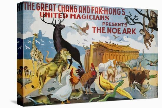 Early Twentieth-Century Spanish Poster for the Noe Ark-null-Stretched Canvas