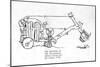 Early Type of Mechanical Shovel-William Heath Robinson-Mounted Art Print