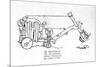 Early Type of Mechanical Shovel-William Heath Robinson-Mounted Premium Giclee Print