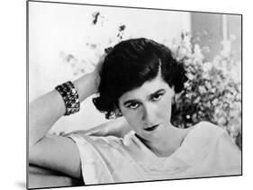 Early Undated Photo of French Fashion Designer Coco Chanel-null-Mounted Premium Photographic Print