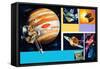 Early Unmanned Space Missions to the Outer Planets-Wilf Hardy-Framed Stretched Canvas