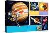 Early Unmanned Space Missions to the Outer Planets-Wilf Hardy-Stretched Canvas