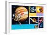 Early Unmanned Space Missions to the Outer Planets-Wilf Hardy-Framed Giclee Print