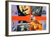 Early Unmanned Space Missions-Wilf Hardy-Framed Giclee Print