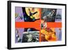 Early Unmanned Space Missions-Wilf Hardy-Framed Giclee Print