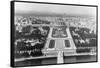 Early View from Eiffel Tower towards Trocadero-null-Framed Stretched Canvas