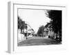 Early View of Automobiles on Main Street of Palm Beach-null-Framed Photographic Print