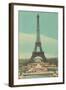 Early View of Eiffel Tower-null-Framed Art Print