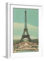 Early View of Eiffel Tower-null-Framed Art Print