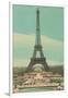 Early View of Eiffel Tower-null-Framed Art Print