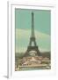 Early View of Eiffel Tower-null-Framed Art Print