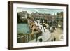 Early View of Glasgow Bridge, Scotland-null-Framed Art Print