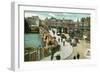 Early View of Glasgow Bridge, Scotland-null-Framed Art Print