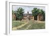 Early View of William and Mary College, Williamsburg, Virginia, 1700s-null-Framed Giclee Print