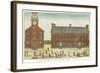 Early View, Yale University, New Haven, Connecticut-null-Framed Art Print