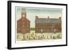 Early View, Yale University, New Haven, Connecticut-null-Framed Art Print