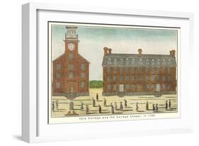 Early View, Yale University, New Haven, Connecticut-null-Framed Art Print