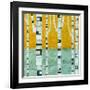 Early Winter Birches-Michelle Calkins-Framed Art Print