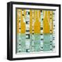 Early Winter Birches-Michelle Calkins-Framed Art Print