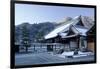 Early winter morning in Tenryu-ji Temple, UNESCO World Heritage Site, Kyoto, Japan, Asia-Damien Douxchamps-Framed Photographic Print