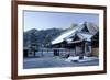 Early winter morning in Tenryu-ji Temple, UNESCO World Heritage Site, Kyoto, Japan, Asia-Damien Douxchamps-Framed Photographic Print