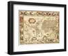 Early World Map 1630-Johannes Blaeu-Framed Giclee Print