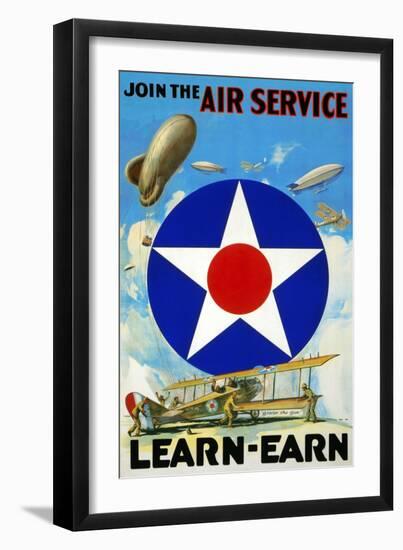 Earn and Learn-null-Framed Art Print