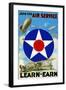 Earn and Learn-null-Framed Art Print