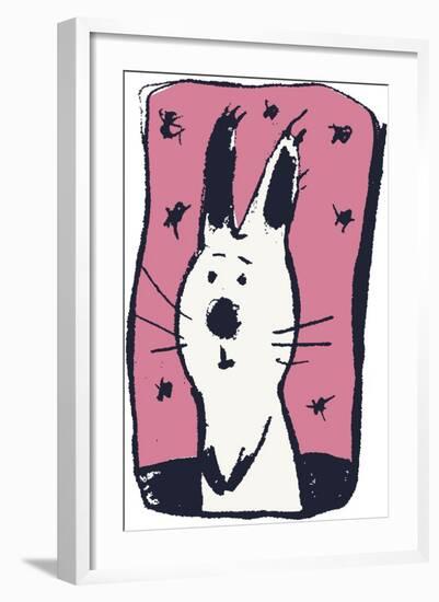 Earnest Rabbit-Carla Martell-Framed Giclee Print